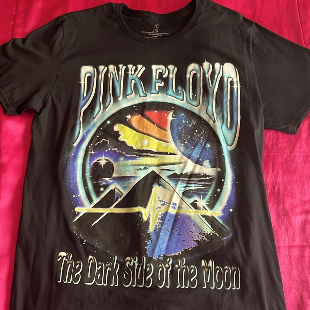 Pink Floyd Black Graphic Tee